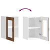 Alter Küchenwandschrank Armie (mit Glastür Lucca)