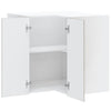 Grauer Küchen-Eckschrank Lucca Armie (Sonoma-Holzoptik)