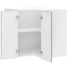 Küchen-Eckschrank Lucca Armie aus Altholz (Holz)