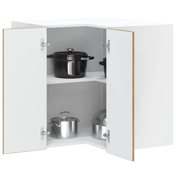 Küchen-Eckschrank Lucca Armie aus Altholz (Holz)