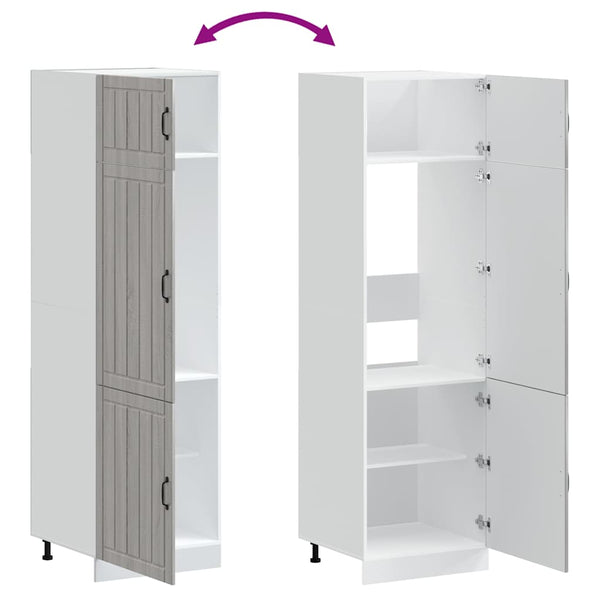 Grauer Küchenschrank Lucca Armie (Sonoma designed wood)