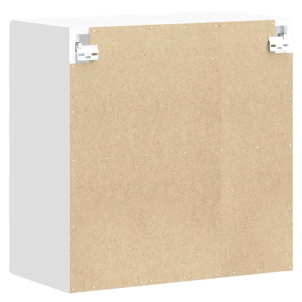 Lucca Armie weiße Küchenwandvitrine mit Glastüren
