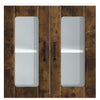 Küchen-Hängeschrank Armie (mit Glastür Lucca) Rauchereiche