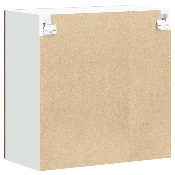 Küchen-Hängeschrank Armie (mit Glastür Lucca) Rauchereiche