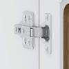 Küchen-Hängeschrank Armie (mit Glastür Lucca) Rauchereiche