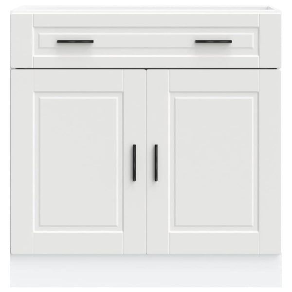Unterschrank Küche Porto Cristofie Weiß (Holz-Design)