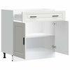 Unterschrank Küche Porto Cristofie Weiß (Holz-Design)