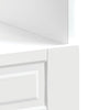 Weißer Ofenschrank Porto Cristofie (Holz)