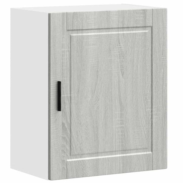 Graue Küchenoberschränke Cristofie (2 Stück Porto Sonoma Holzdesign)