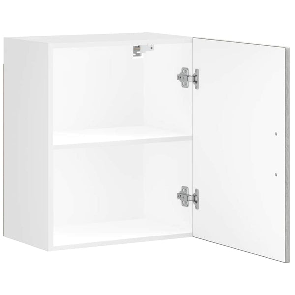 Graue Küchenoberschränke Cristofie (2 Stück Porto Sonoma Holzdesign)