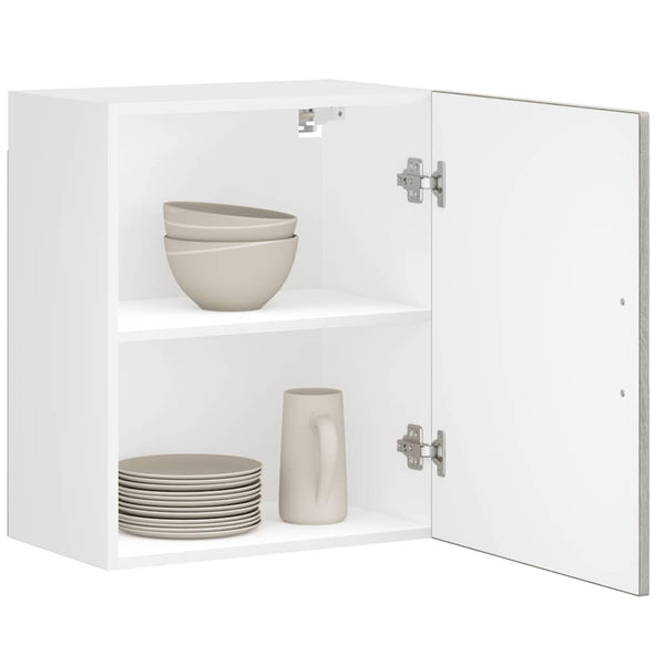 Graue Küchenoberschränke Cristofie (2 Stück Porto Sonoma Holzdesign)