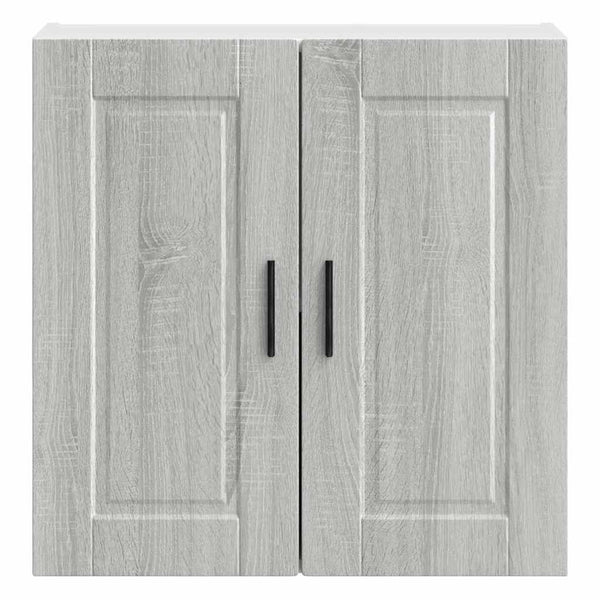 Porto Cristofie grauer Küchenwandschrank (aus Holz gefertigt)