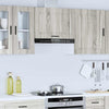 Grauer Küchenwandschrank Porto Cristofie (Holzmaterial)