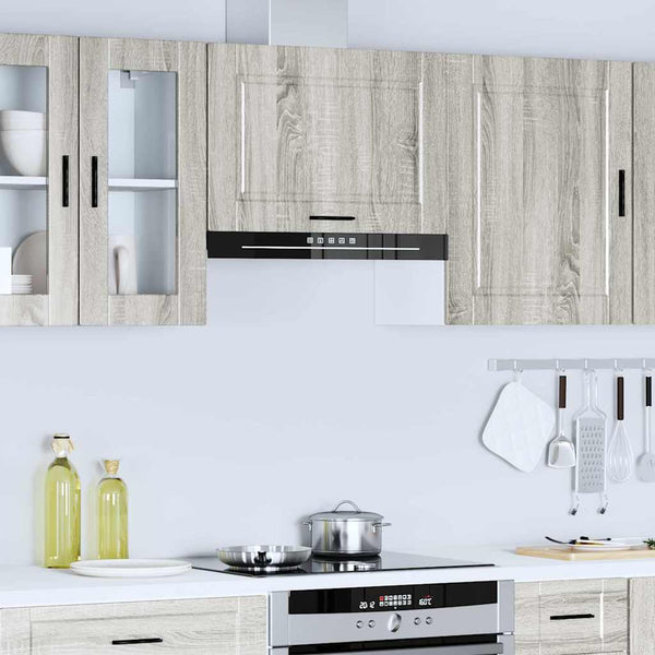 Grauer Küchenwandschrank Porto Cristofie (Holzmaterial)