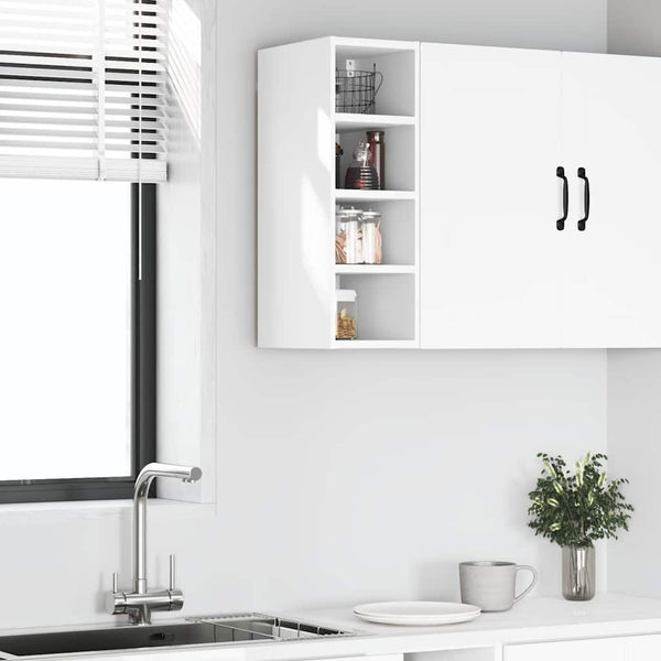 Weißer Wandschrank Pompilas 20x29,5x60cm (Spanplatte)