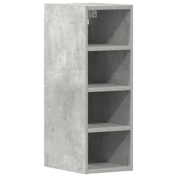 Betongrauer Wandschrank Pompilas 20x29,5x60cm (Spanplatte)