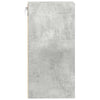 Betongrauer Wandschrank Pompilas 20x29,5x60cm (Spanplatte)