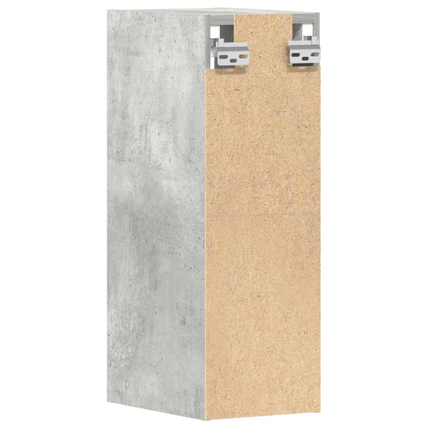 Betongrauer Wandschrank Pompilas 20x29,5x60cm (Spanplatte)