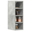 Betongrauer Wandschrank Pompilas 20x29,5x60cm (Spanplatte)