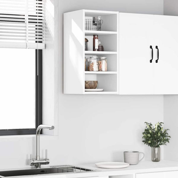 Weißer Wandschrank Pompilas 30x29,5x60cm (Spanplatte)