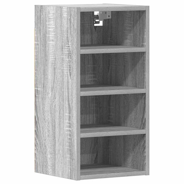 Grauer Hängeschrank Pompilas 30x29,5x60cm (Holz)