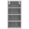 Grauer Hängeschrank Pompilas 30x29,5x60cm (Holz)