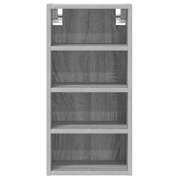 Grauer Hängeschrank Pompilas 30x29,5x60cm (Holz)