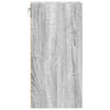 Grauer Hängeschrank Pompilas 30x29,5x60cm (Holz)