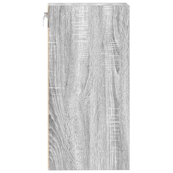 Grauer Hängeschrank Pompilas 30x29,5x60cm (Holz)