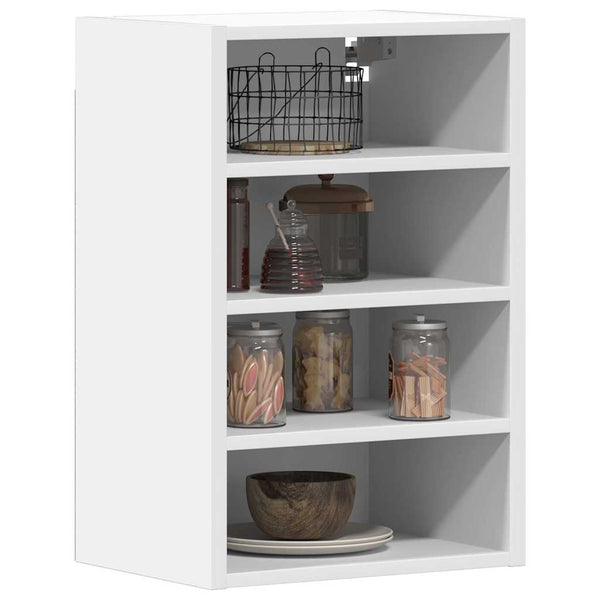 Weißer Wandschrank Pompilas 40x29,5x60cm (Spanplatte)