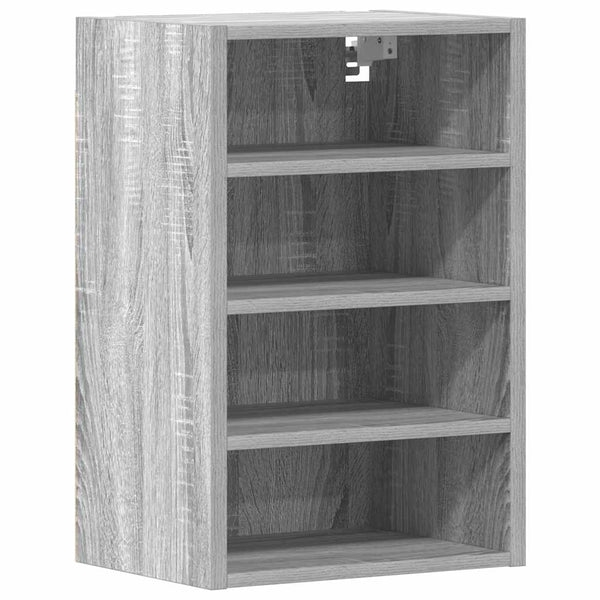 Grauer Hängeschrank Pompilas 40x29,5x60cm (Holz)