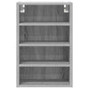 Grauer Hängeschrank Pompilas 40x29,5x60cm (Holz)