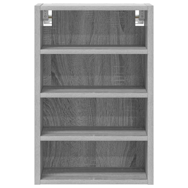 Grauer Hängeschrank Pompilas 40x29,5x60cm (Holz)