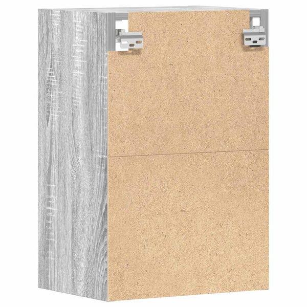 Grauer Hängeschrank Pompilas 40x29,5x60cm (Holz)