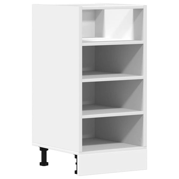 Weißer Unterschrank Pompilas 40x44,5x81,5cm (Spanplatte)