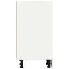 Weißer Unterschrank Pompilas 40x44,5x81,5cm (Spanplatte)
