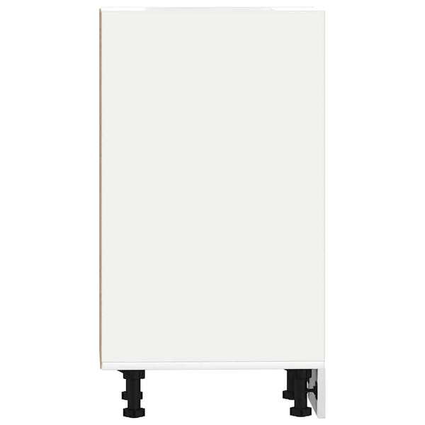 Weißer Unterschrank Pompilas 40x44,5x81,5cm (Spanplatte)