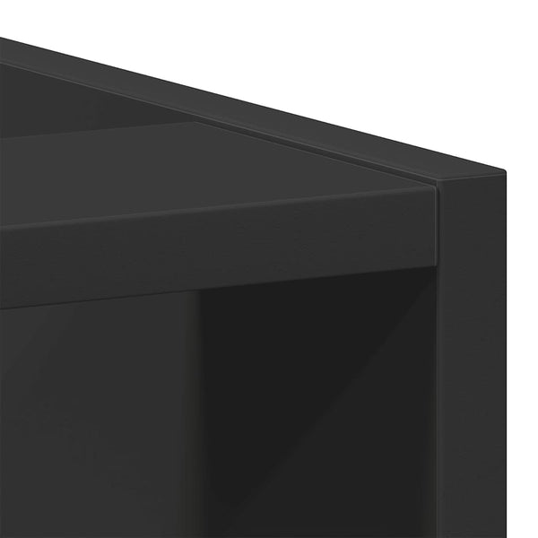Schwarzer Unterschrank Pompilas 40x44,5x81,5cm (Spanplatte)