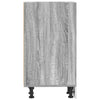 Grauer Unterschrank Pompilas 40x44,5x81,5cm (technisches Holz)