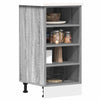 Grauer Unterschrank Pompilas 40x44,5x81,5cm (technisches Holz)