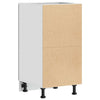 Grauer Unterschrank Pompilas 40x46x81,5cm (Holzwerkstoff)