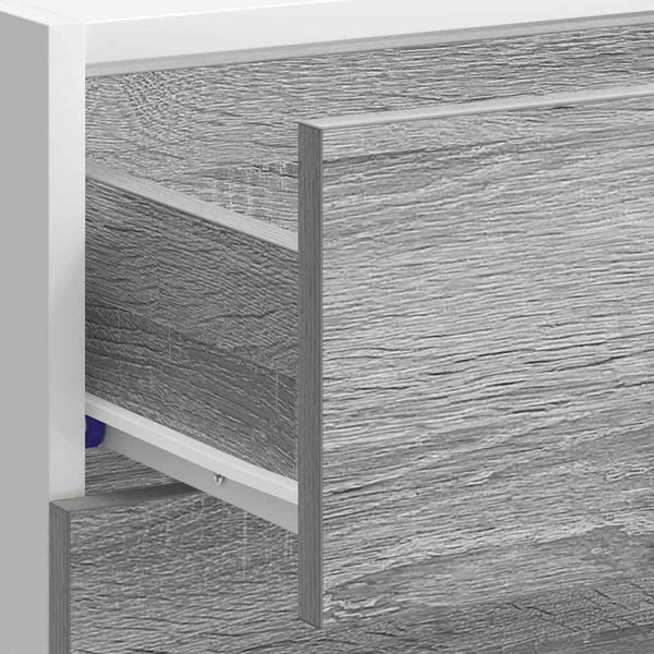 Grauer Unterschrank Pompilas 40x46x81,5cm (Holzwerkstoff)