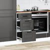 Holz-Unterschrank Tacue schwarz