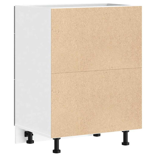 Grauer Küchenunterschrank Pompilas (Holzdekor Sonoma)