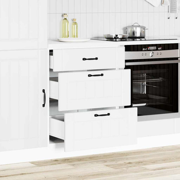 Lucca Armie weiße Küchenunterschrank (Holzdesign)