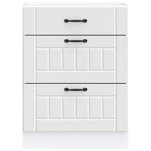 Lucca Armie weiße Küchenunterschrank (Holzdesign)
