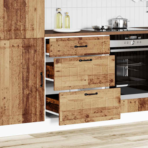 Küchenunterschrank Lucca aus Altholz, Designer Armie