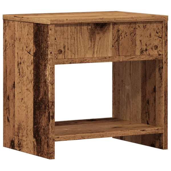 Nachttisch Danil aus Altholz 40x30x40cm (Spanplatte)