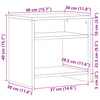 Nachttisch Danil aus Altholz 40x30x40cm (Spanplatte)