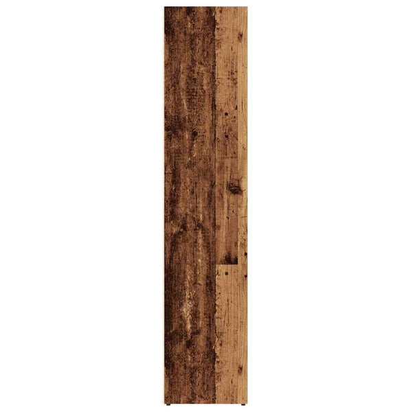 Vanha puu kirjakaappi Anasztaszia 36x30x143cm (engineered wood)